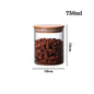 High Borosilicate Glass Tea Cans, Sealed Storage Cans, Transparent Tea Cans, Whole Grains, Candy Cans 7ae49b67 0732 4c90 b436