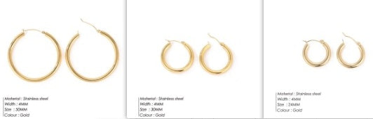 Simple Round Hoop Earring Personality 7ae6460b a6e2 4eca 8163 b9d8e4da6e41