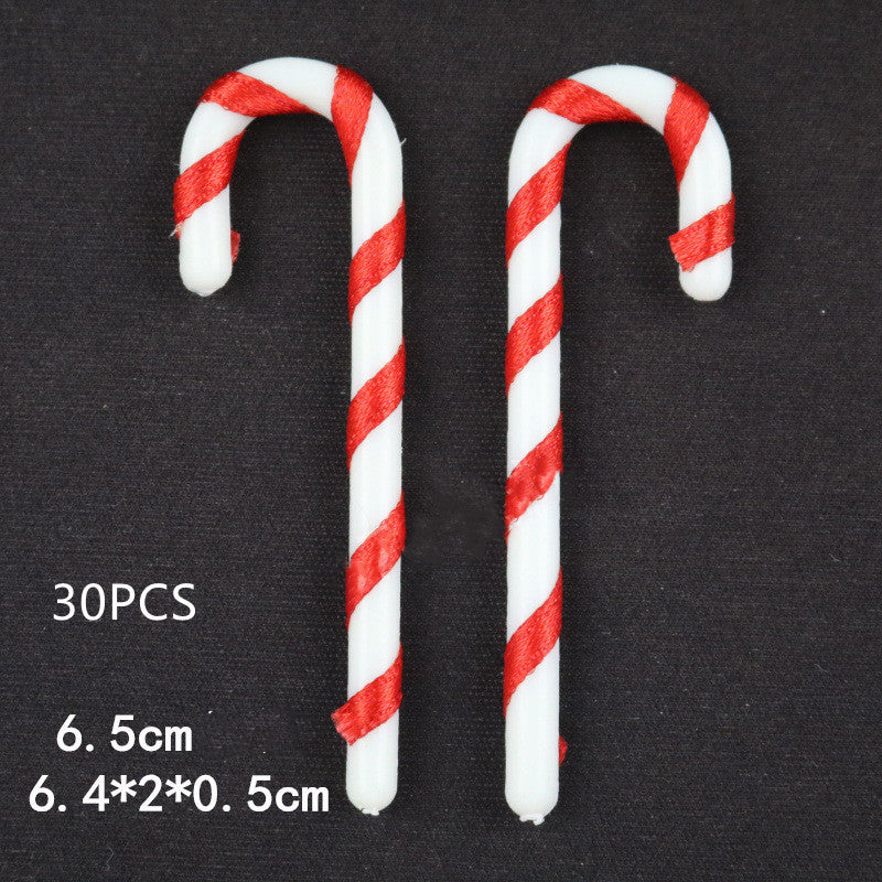 Christmas Walking Stick For The Elderly White Body With Ribbon 7b0bb1c4 d104 4d90 aad3 fbb7f494a499