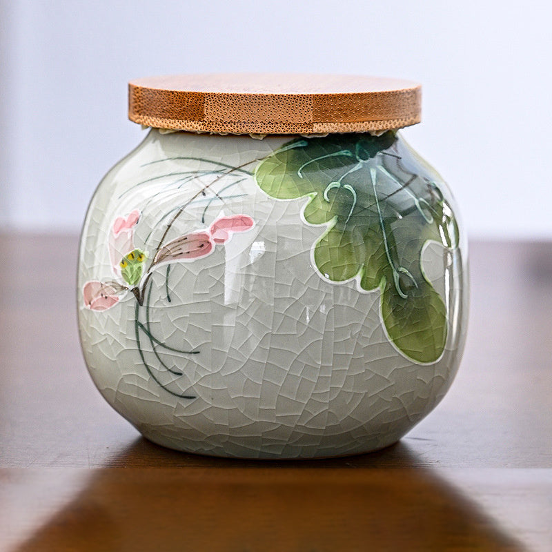 Hand Drawn Ge Kiln Tea Jar 7b10afb7 dd98 4b33 b2d4 576551fa0742