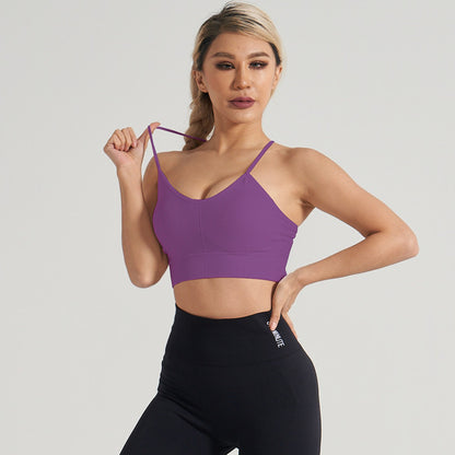 Buckle Shock-absorbing Cross Beauty Back Fitness Bra 7b248026 6e88 4908 9384 5c193ab77e7c