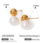 Nautica Dome Pearl Earrings 7b323215 ca10 4582 9f6d 07795c7f7ea7
