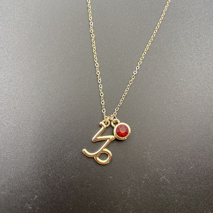 Symbol Letter Image Colored Diamond Necklace Pendant 7b387def 040e 40dd bd9d 4fd4cc6fd150