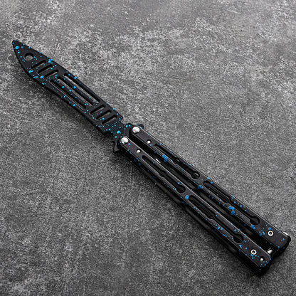 Non-opening Blade Practice Knife Folding Butterfly Knife Training Toy Swinging Knife All Steel 7b393283 37e7 4b50 acb0 025f2d