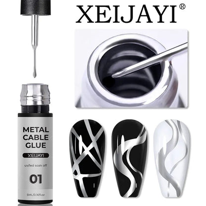 5ml Nail Metal Cable Adhesive Hoy Edge Painted - HD Wireless Product #6