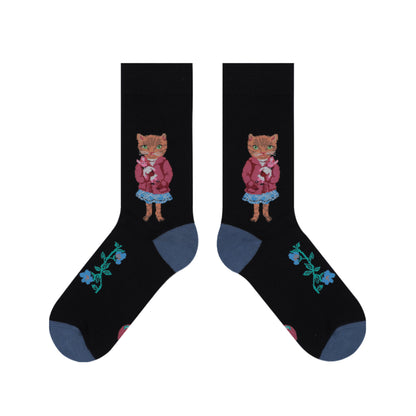 Cute Thickening Breathable Sweat Absorbing Women's Mid-calf Length Socks 7b400476 4b70 4c0e ae9e e57d5605a709 f0ea0acb 8c18 4