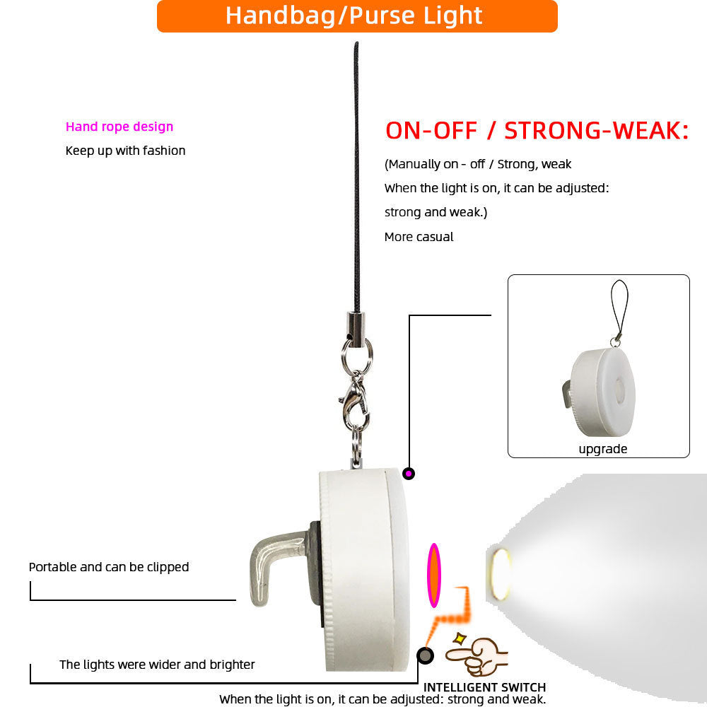 LED Luminous Handbag Light Heart-shaped Small Night Lamp 7b46ffd8 ea0c 4d9e 89d9 2cfce4696efb
