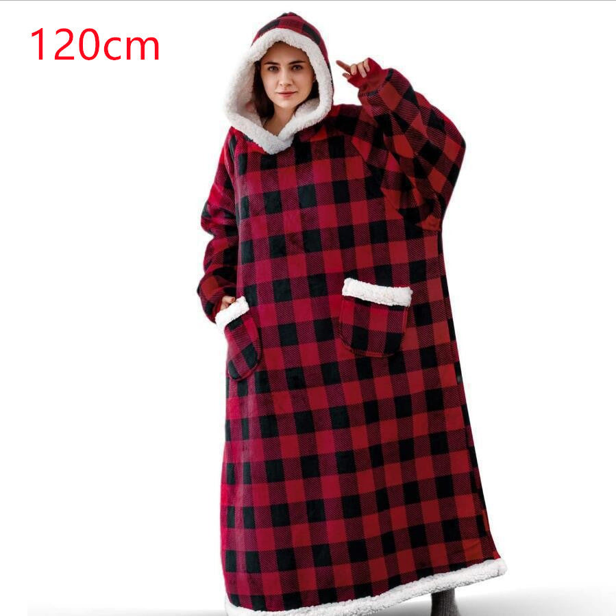 Winter TV Hoodie Blanket Winter Warm Home Clothes Women Men Oversized Pullover With Pockets 7b58603e ca93 4b57 995e b34dd1750