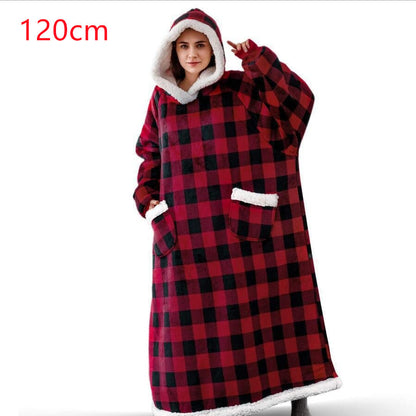 Winter TV Hoodie Blanket Winter Warm Home Clothes Women Men Oversized Pullover With Pockets 7b58603e ca93 4b57 995e b34dd1750
