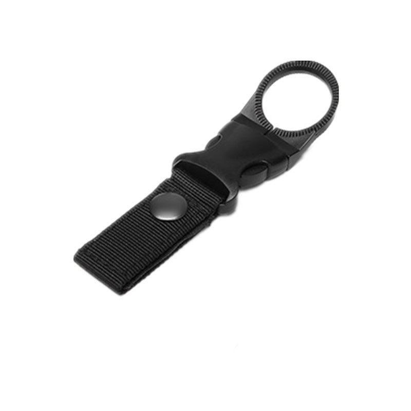 Outdoor army fan tactical nylon webbing water bottle hang buckle Multi-function carabiner molle system bottle buckle 7b62766c