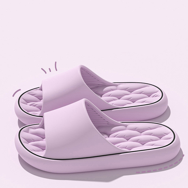 Non-slip Design Bathroom Slippers Home Summer Thick Sole Floor Bedroom House Shoes For Women Men 7b6dee78 c7a6 4071 a17b 2b24