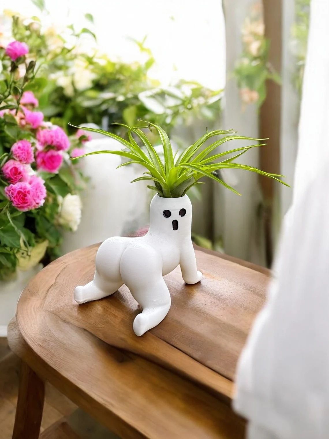 Doll Flowerpot Decoration Home Spoof Potted Resin Crafts 7b6ed0f8 d465 4997 bacb 7ab7e5943df2
