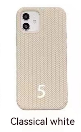 Liquid Silicone Woven Pattern Phone Case - 图片 15