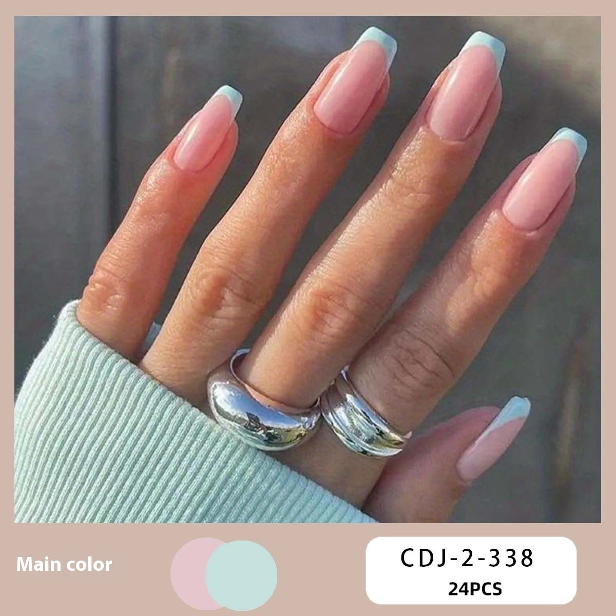 Women's European, American And French Style Pieces Fake Nail Patch 7b858ccd 046a 47f2 aa31 dc2893e67f69 trans