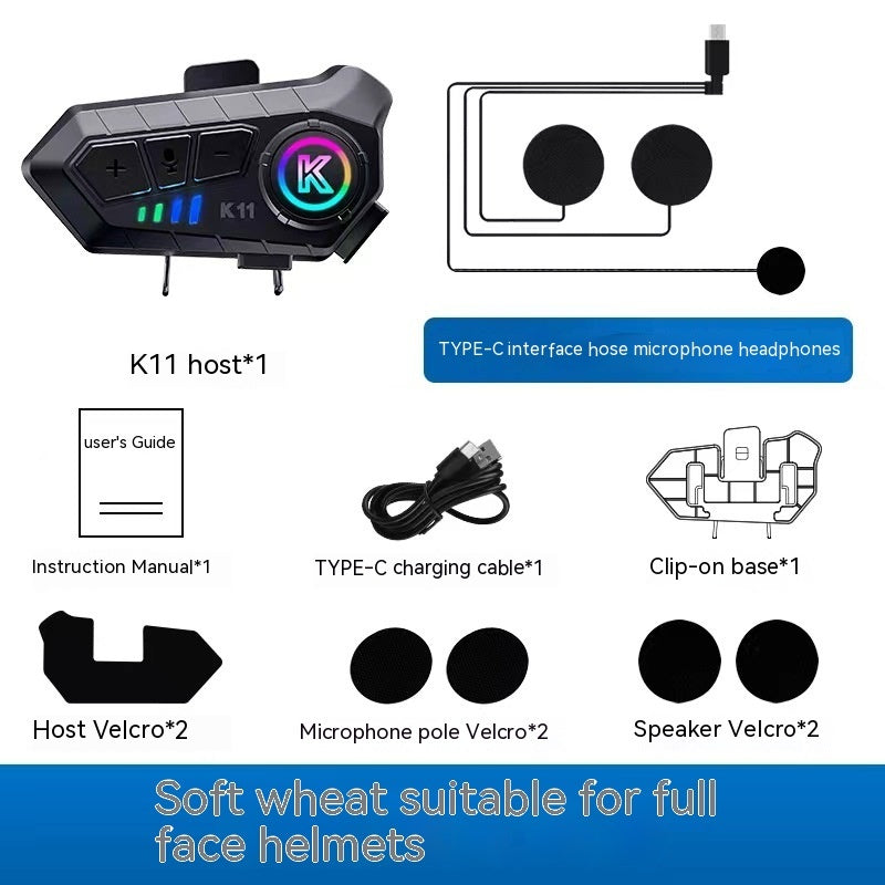 Motorcycle Helmet Heavy Bass Long Endurance Waterproof Bluetooth Headset 7b95880f 271e 4341 b05f e523d674b266 trans