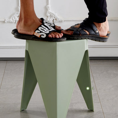 Household Plastic Stool Nordic Windmill Round Stool Thickened Stackable Plastic Stool Simple Modern Dining-table Chair High B
