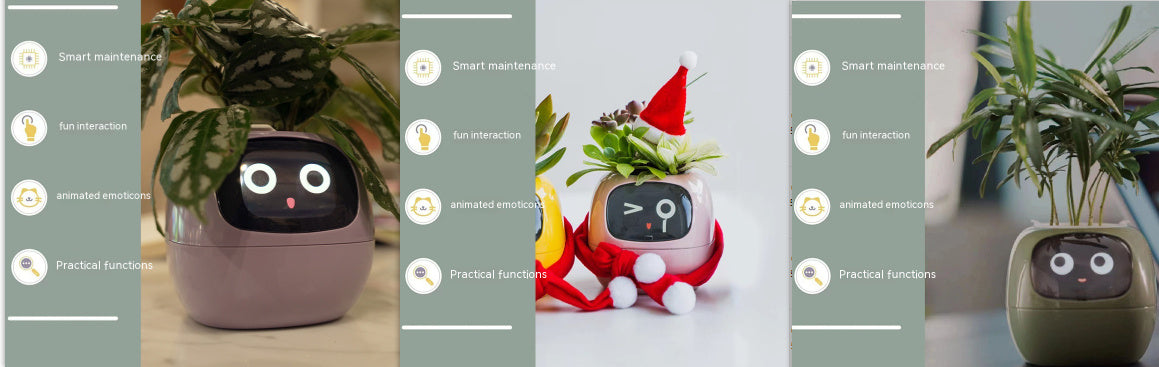 Smart Planter Endless Fun Over 49 Rich Expressions 7 Smart Sensors And AI Chips Make Raising Plants Easy And Fun 7b9af54d f67