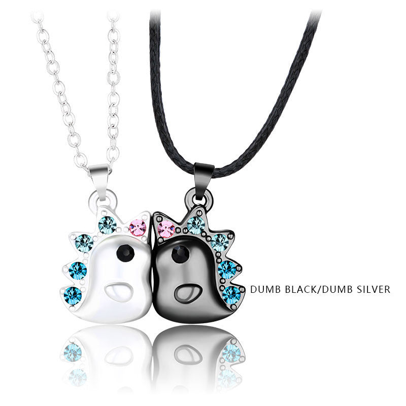 Couples European And American Style Three-dimensional Effect Magnetite Necklace 7bccc94c 1196 4b58 aecd bb72db2fbcd5