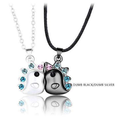 Couples European And American Style Three-dimensional Effect Magnetite Necklace 7bccc94c 1196 4b58 aecd bb72db2fbcd5