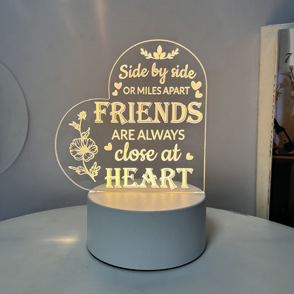 Creative 3D Night Heart Shaped Blessing Language USB Small Table Lamp 7bcdf898 b870 4b30 8ed9 3ec8401fd6ed