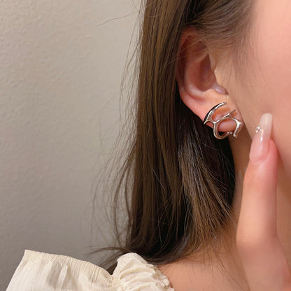 Internet Celebrity Irregular Liquid Stud Earrings For Women Simple 7bd3b0fc 9268 436b bb79 b8801ec2a223