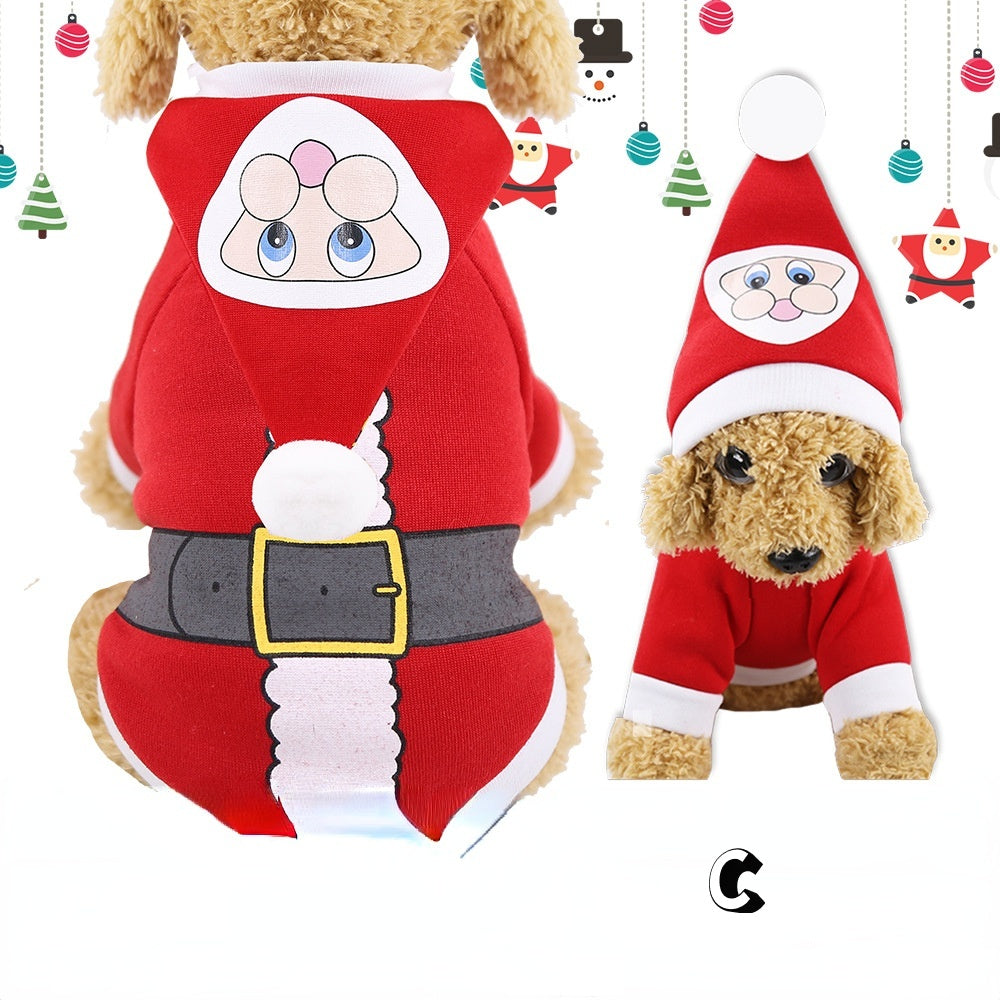 Christmas Pet Supplies Clothes Cat Cotton Clothes 7bf388c7 acf2 4194 a55b b1f59e6ffef0