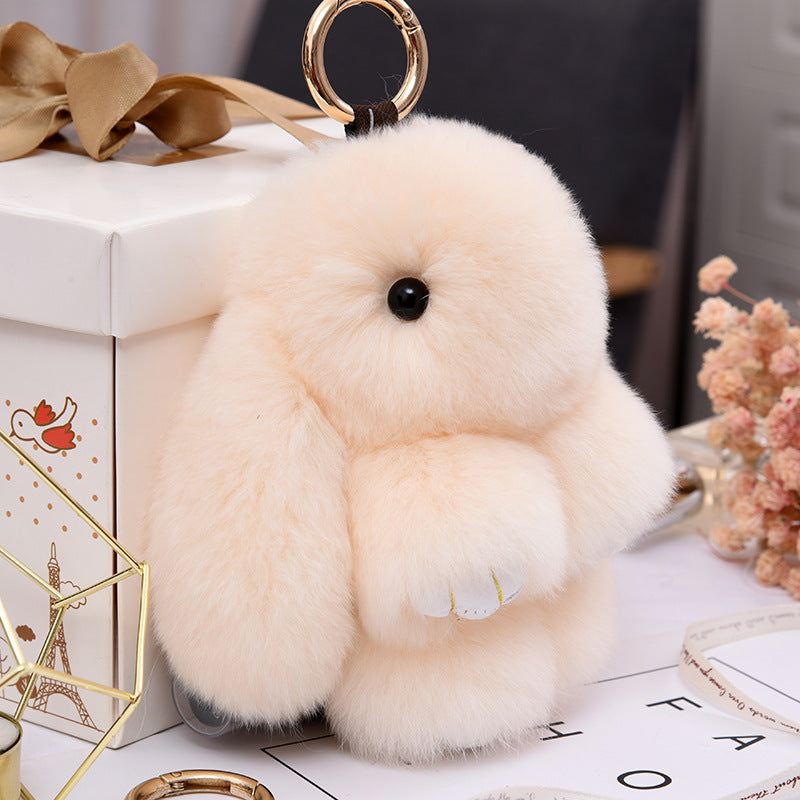 Fashionable Cotton Cute Rabbit Keychain Pendant 7bfce722 1036 4a44 8389 11d5390c1fae