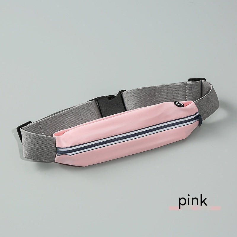 Men's And Women's Outdoor Sports Waist Bag Gym Bag Waterproof Storage Bag Sports Bag Invisible Ultra-thin Mini Small Waist Ba