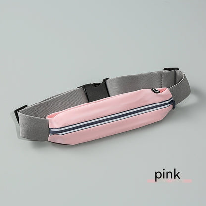 Men's And Women's Outdoor Sports Waist Bag Gym Bag Waterproof Storage Bag Sports Bag Invisible Ultra-thin Mini Small Waist Ba