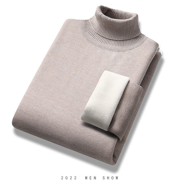 Turtleneck Sweater Men's Loose Velvet Thickened Sweater 7c24da04 9759 4c7e 89a5 ad37710a0706
