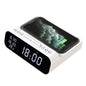 15W Three-in-one Wireless Charger Temperature Tester Multi Alarm Clock Fast Charging Mobile Phone Usb Charger Charging Station - HD Wireless Product #11