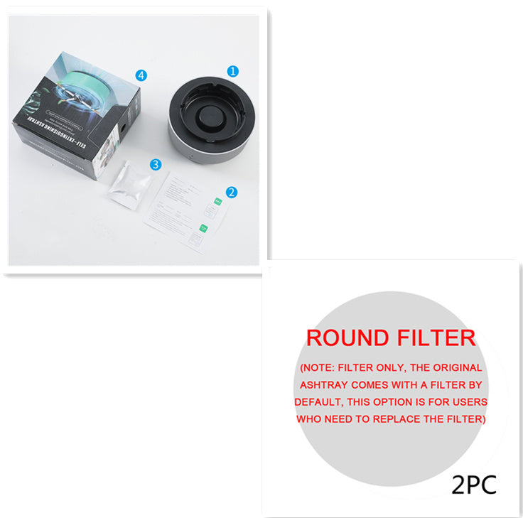 Smoke Removal Air Purification Ashtray Anion Purification Practical Automatic Purifier Ashtray Portable Gadgets For Car Ashtr