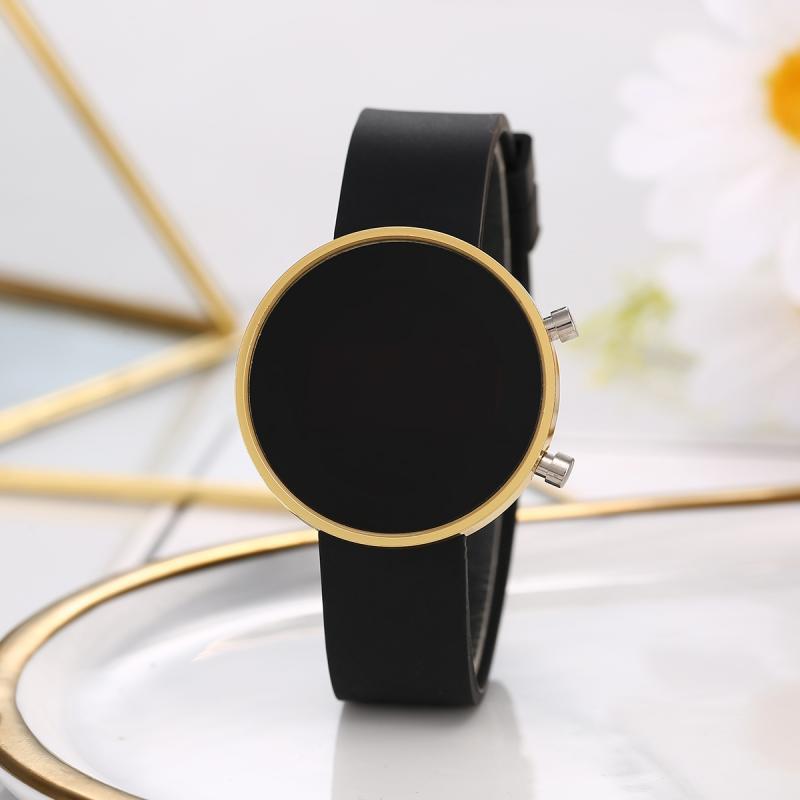 Round LED Cute Fashion Casual Metal Electronic Watch 7c58686e 78a7 4f17 8fd7 acadc5320455
