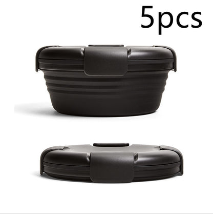 Outdoor Picnic Silicone Folding Lunch Box 7c615375 16b1 406a 8ee1 4c6e2fa2c49b