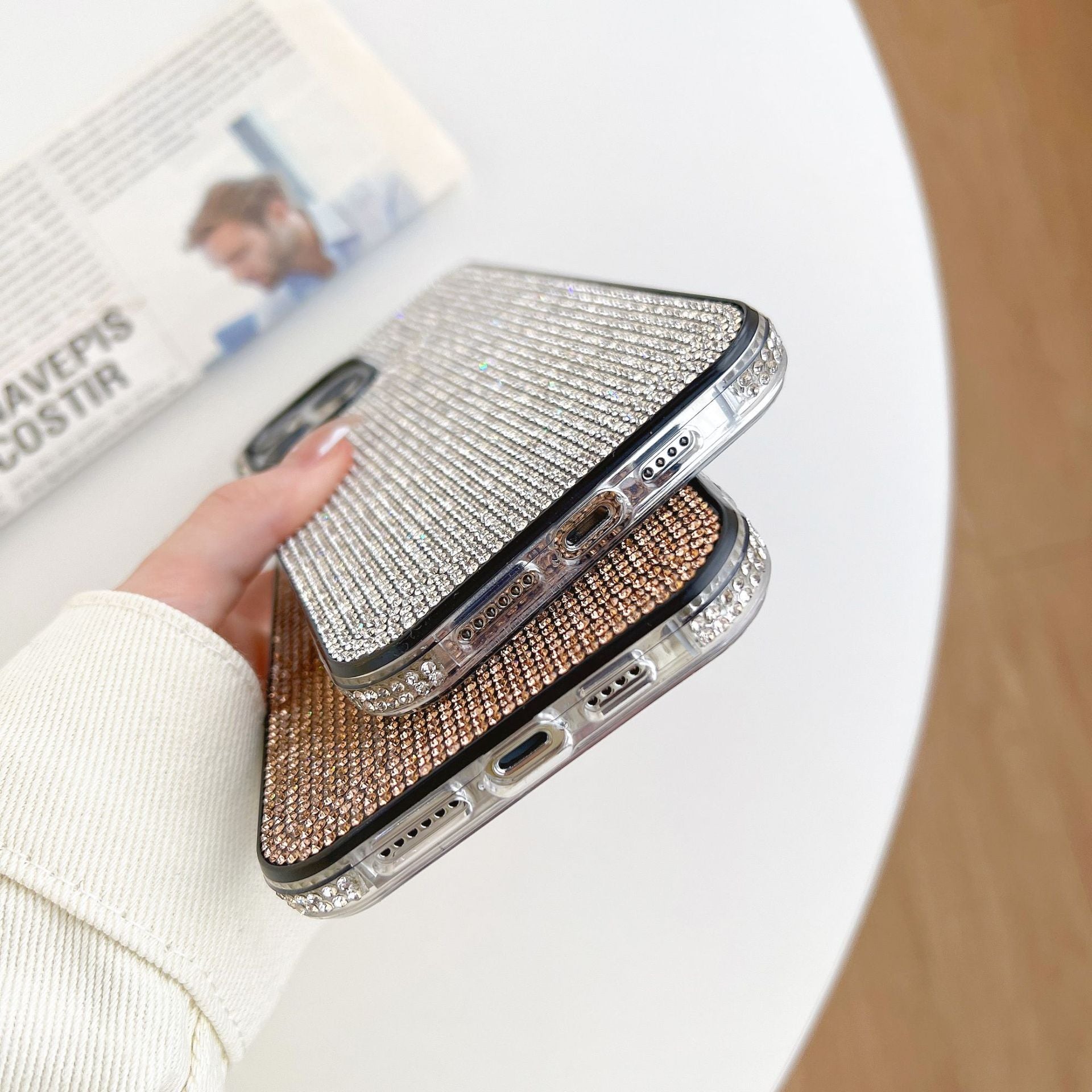 Mobile Phone Case Diamond-encrusted Anti-fall 7c79c945 64f5 4d52 8add a904e6b7c9c4