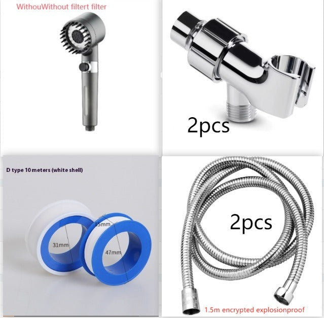 Snowflake Spray Filter Purified Water Pressurized Showerhead Nozzle 7c95e69d de2e 44d8 b21a 3f662e693b40