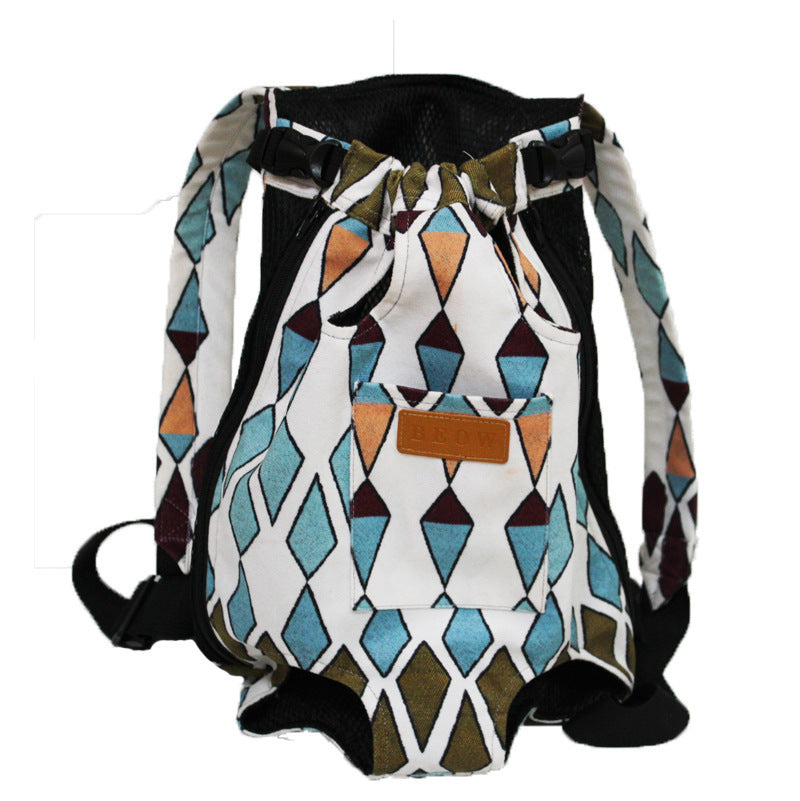 Portable Breathable Comfortable Pet Four-leg Canvas Backpack 7cb22ba6 4825 4e52 a9b1 85a633dfb599