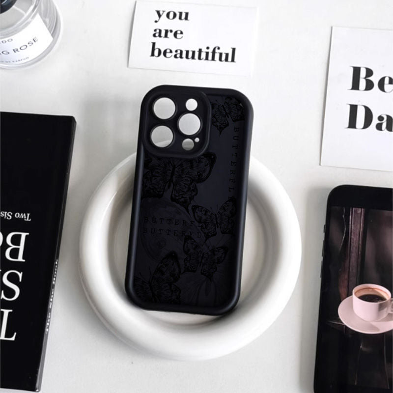 Retro Butterfly Print Drop-resistant Phone Case 7cd3553a 5d9e 4fb4 869d d416dcb0a1c4