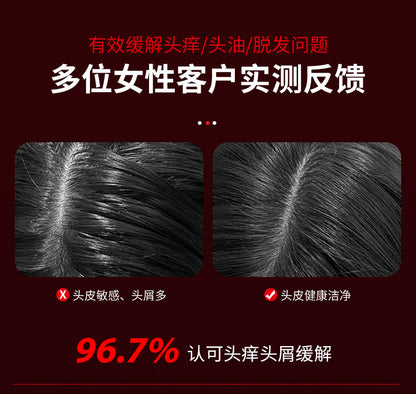 Electric Massage Comb Home Scalp Drain Comb Red Light Anti-slip Hair Care Multi-functional Massage Comb