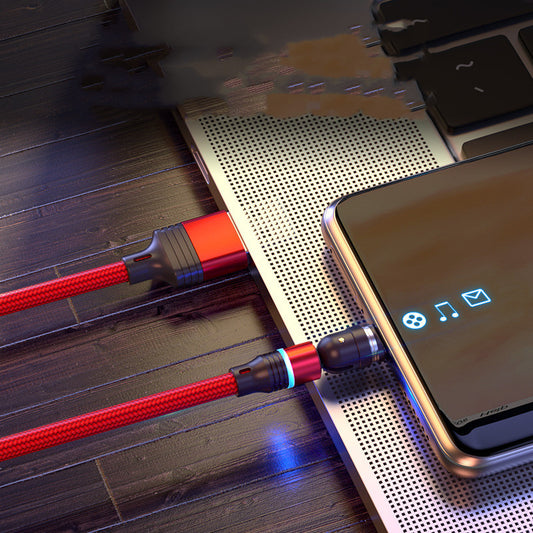 540 Degree Rotating Magnetic Suction Charging Line For Android Type C - HD Wireless Product #1