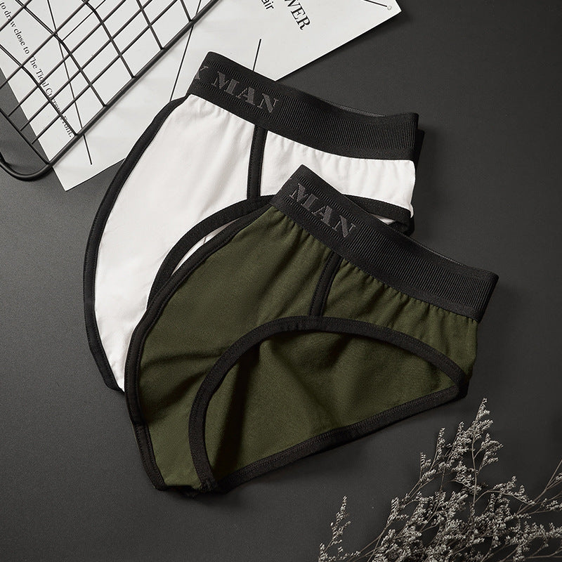 Contrasting Color Thread Cotton Single-layer Briefs 7cfb60fe 5921 41e8 804e e9299b48aa5e