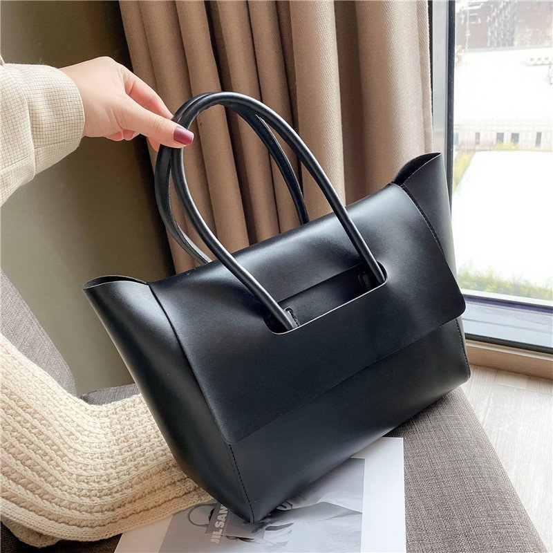 Fashion Women Shoulder Bags Large Capacity Handbags Simple Retro Tote Bags Solid Color Famous Brand High Quality Bags 7d04a3f