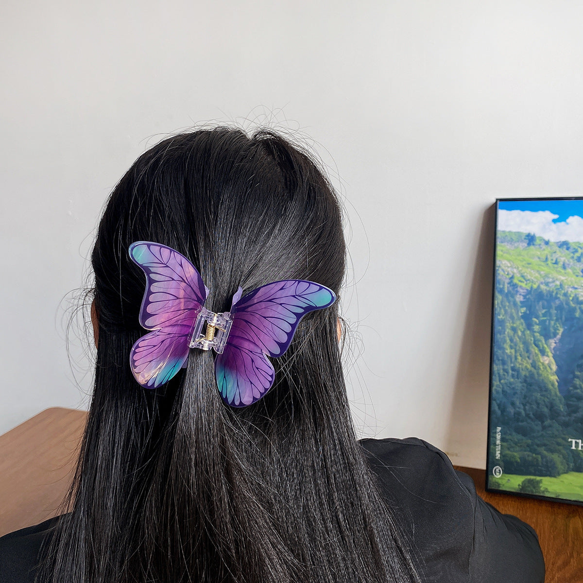 Female High-end Simulation Butterfly Grab Clip 7d1ac107 a791 43c3 b119 a09294a01fec