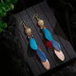 Bohemian Long Feather Earrings Handmade 7d4eb7ac bd84 4ad4 9e99 f556056521a3