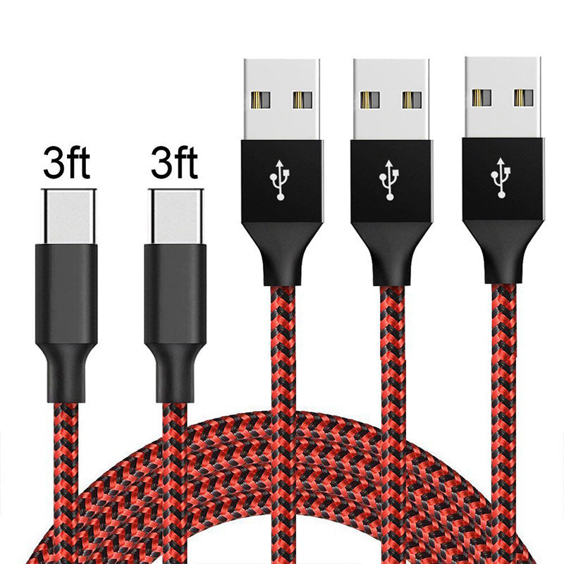 Mobile Phone USB Braided Nylon Charging Data Cable - 图片 3
