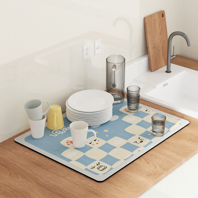 PU Leather Kitchen Countertop Draining Bar Table Insulation Bowl Plate Pot Absorbent Bathroom Mat 7d5ea3ff b4a3 48c5 a1b4 2b8