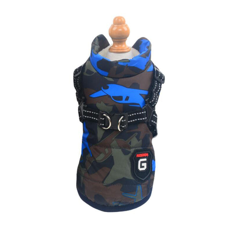 Dog Clothes Chest Back Integrated Cotton Vest Pet Cotton Clothes Winter Clothes 7d71f49a 6d1d 44f3 9876 8fe8922cb841