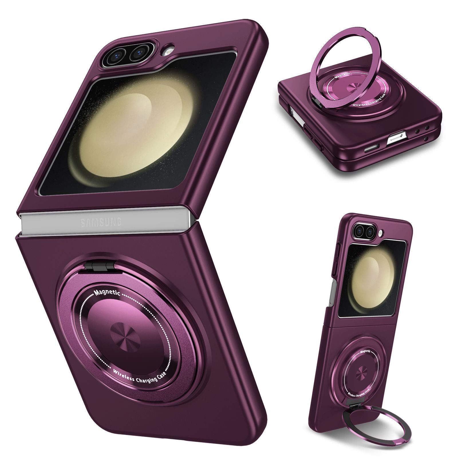 Applicable SAM Z Flip6 Degree Rotating Folding Bracket Strong Magnetic Suction Phone Case 7d79f7a1 c1ed 4e55 a7de 410f286423c