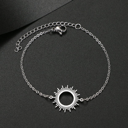 Sun Flower Type Stainless Steel Bracelet 7d7ddfd4 3c72 4082 a080 49875db0c62e