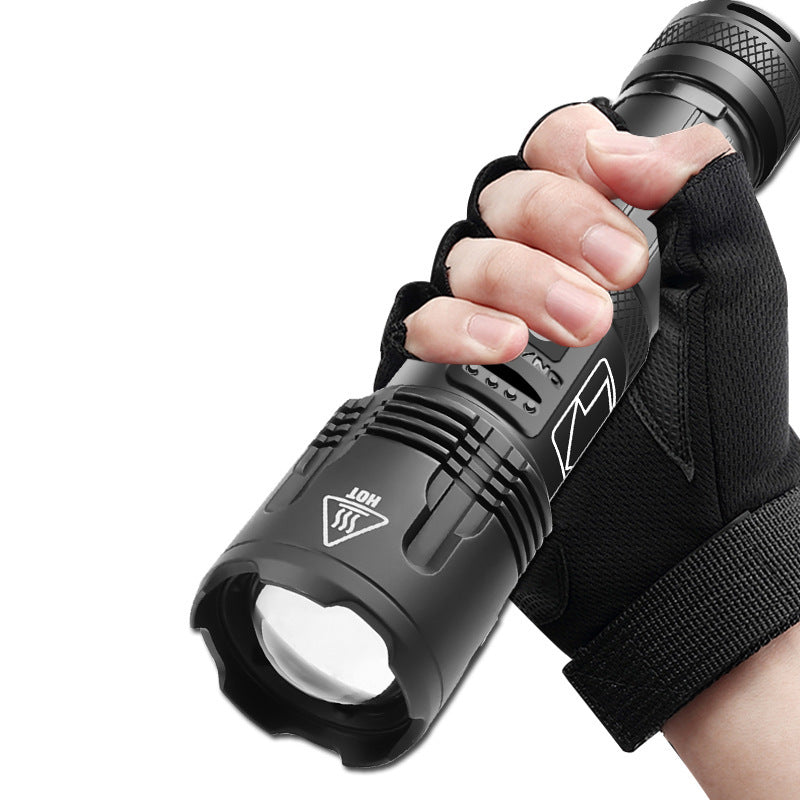 Strong Light Tactical Flashlight With Pen Clip Attack Head 7d807628 f951 4164 a2f1 10e9ccfc50ce